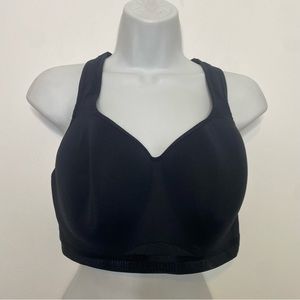 Under Armor Heat Gear Compression Black Sports Bra Size 38D